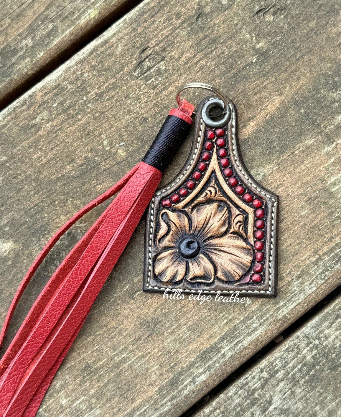 Tooled Keychain Tag