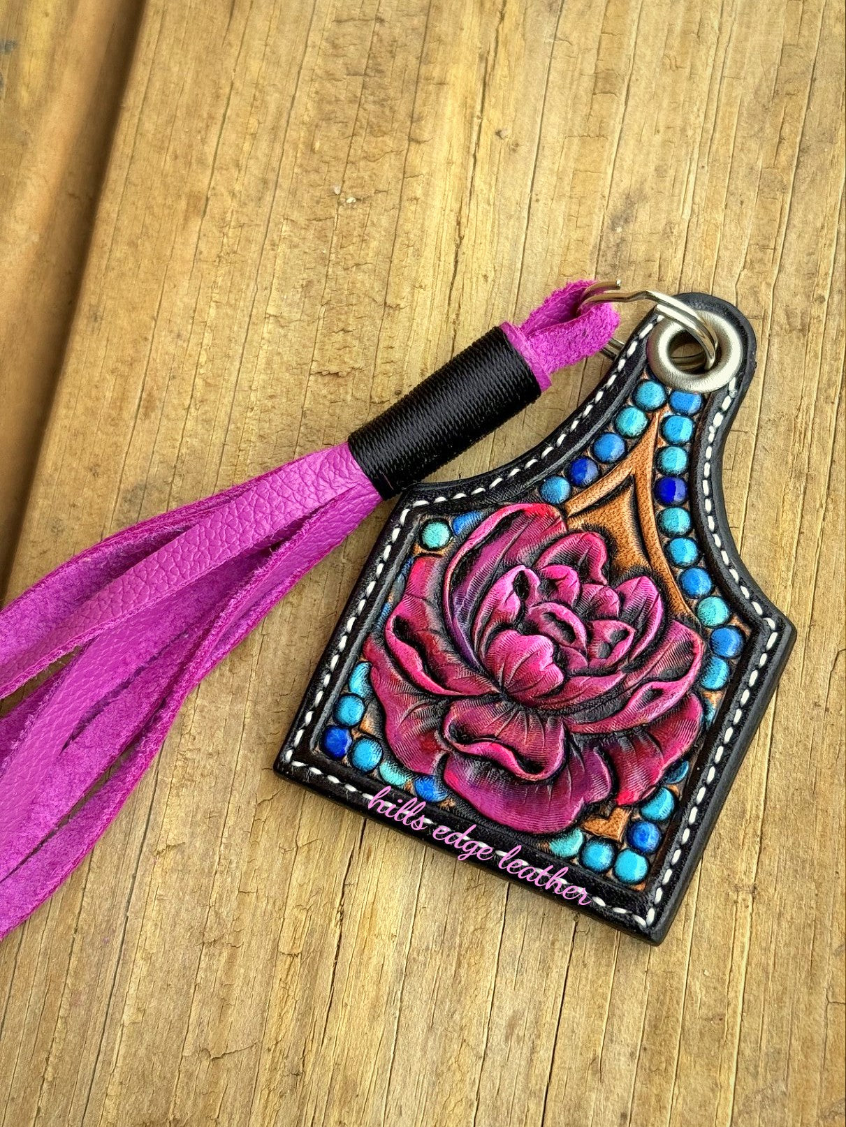 Tooled Keychain Tag