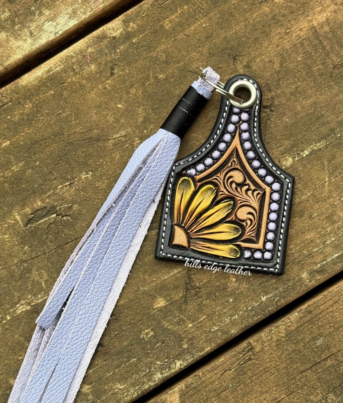 Tooled Keychain Tag