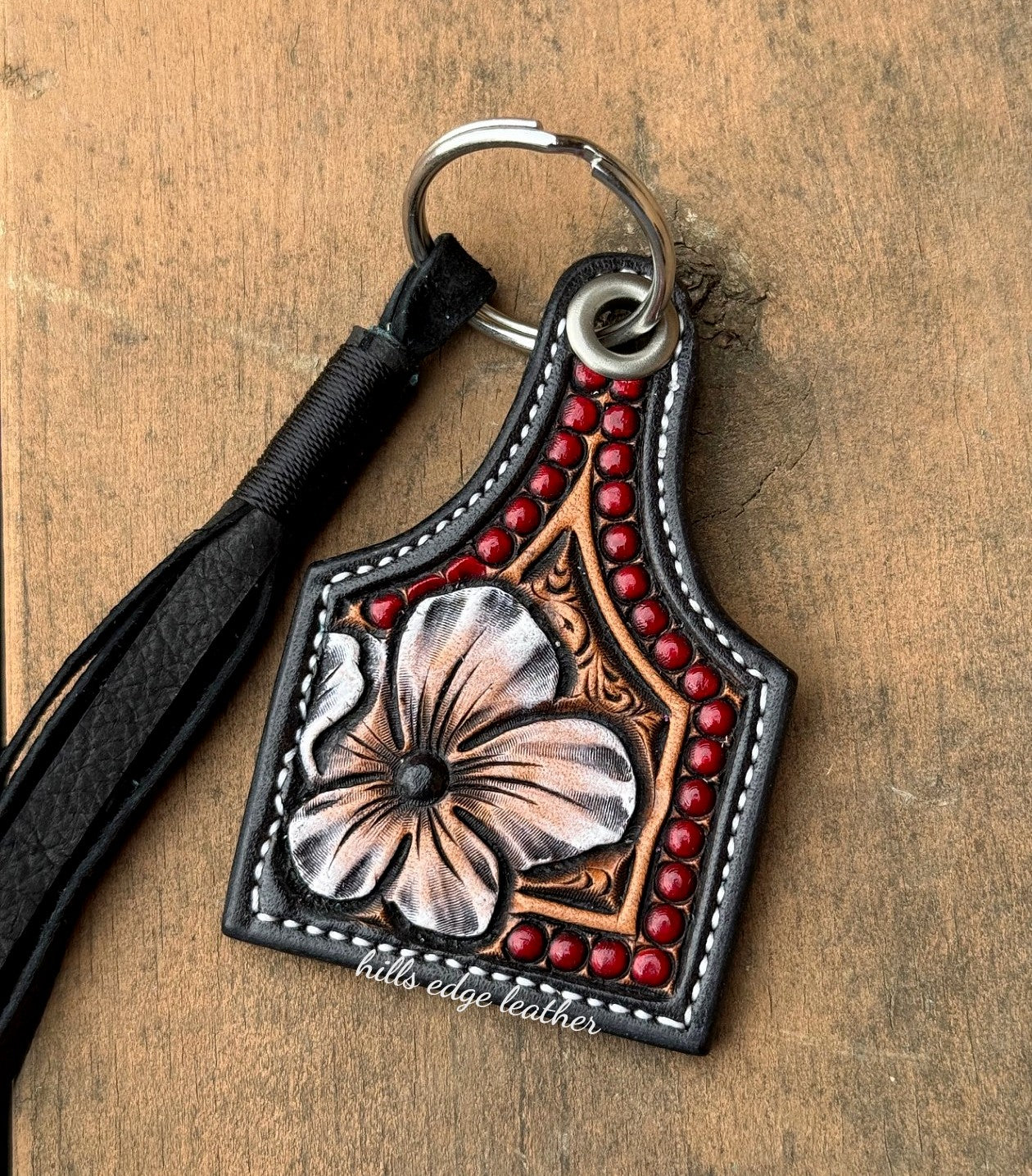 Tooled Keychain Tag