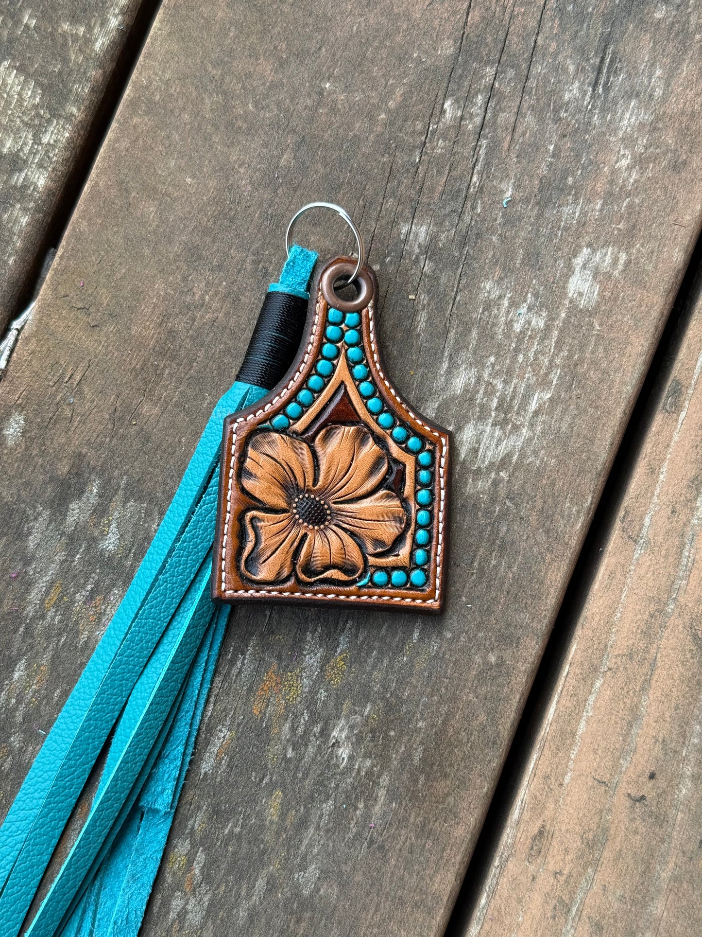 Tooled Keychain Tag