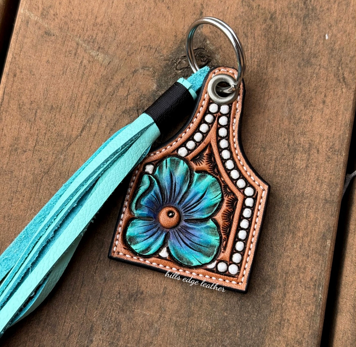 Tooled Keychain Tag
