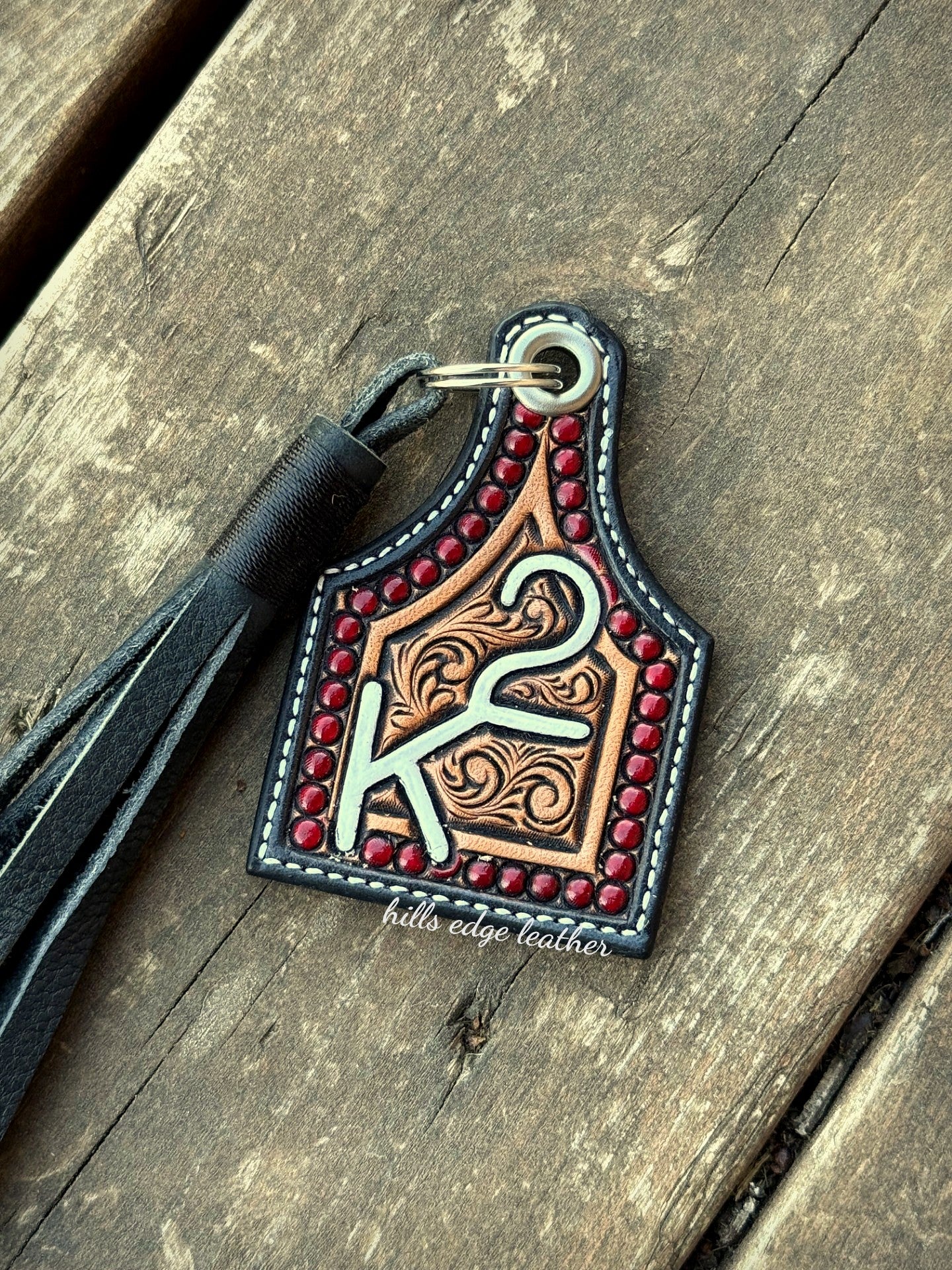 Customized Tooled Keychain Tag