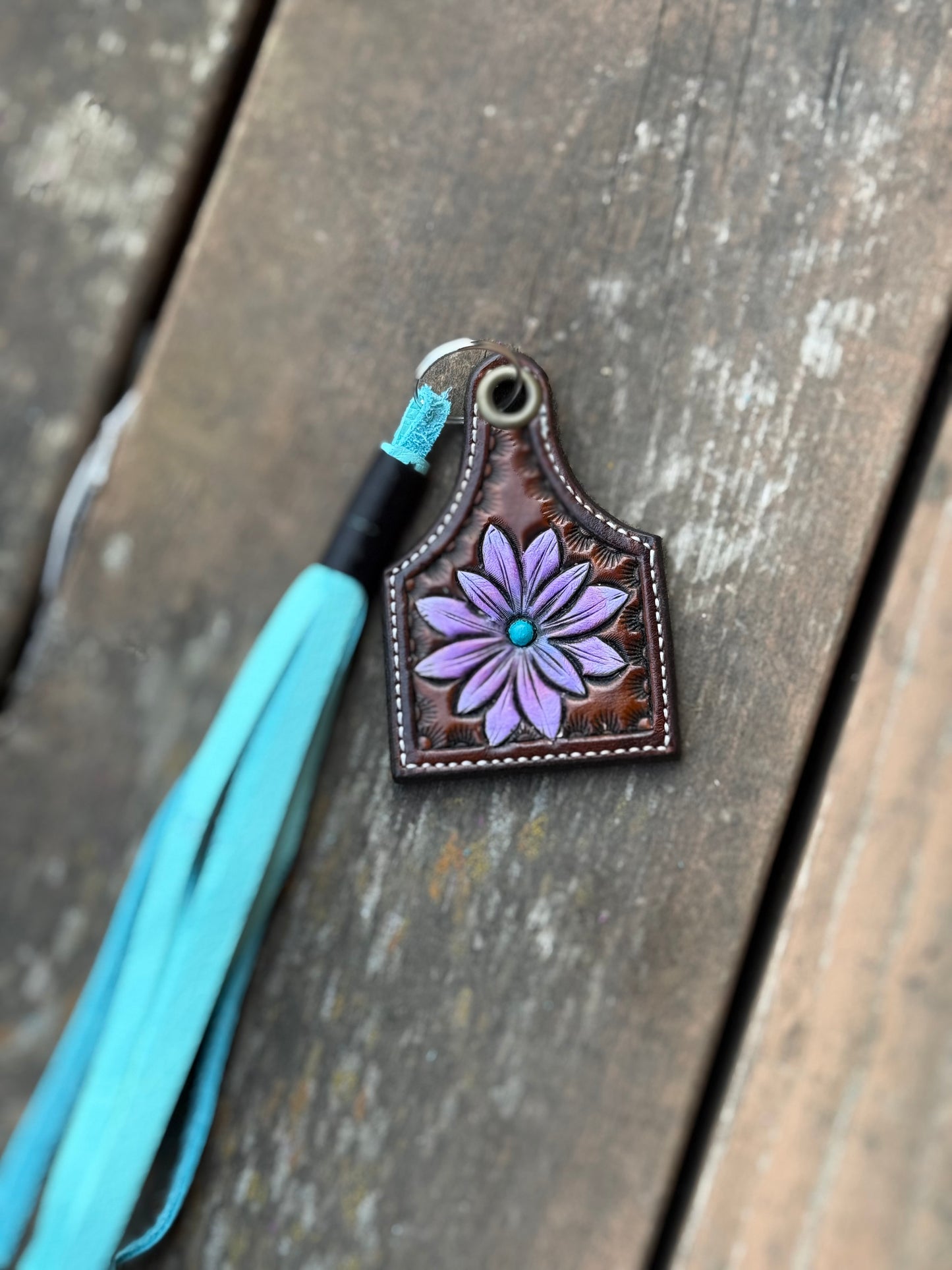 Tooled Keychain Tag
