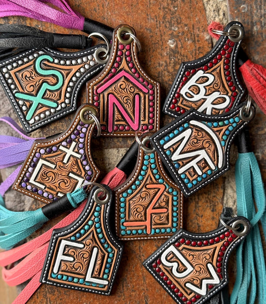 Customized Tooled Keychain Tag