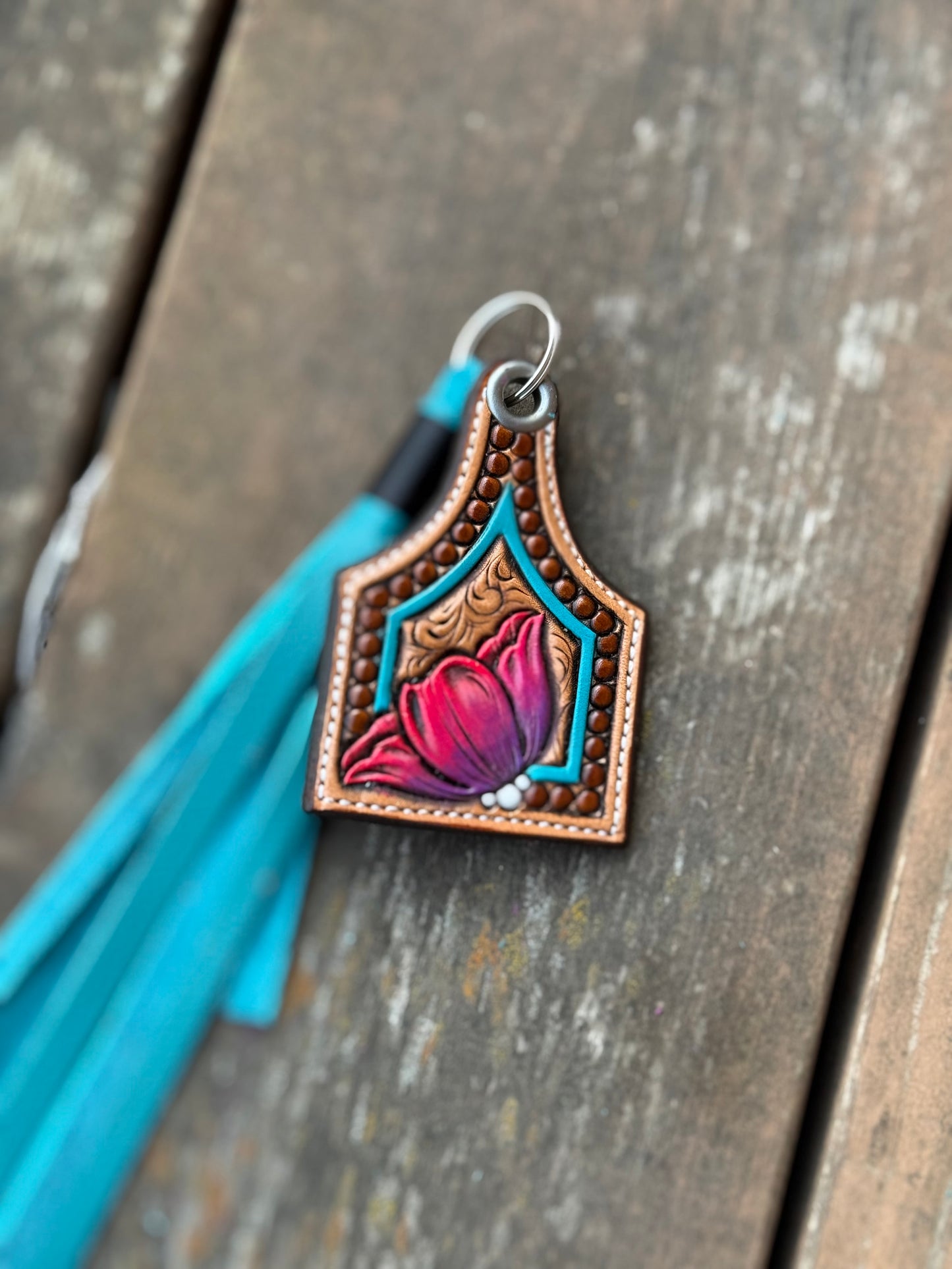 Tooled Keychain Tag