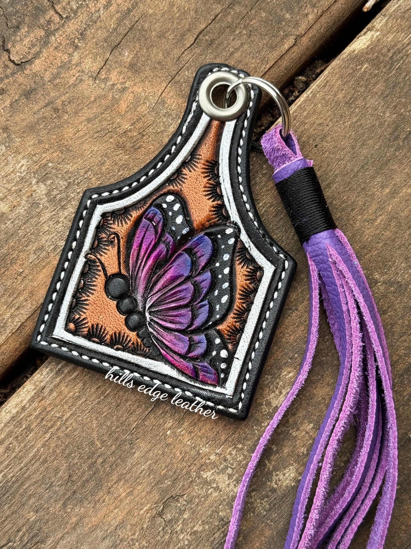 Tooled Keychain Tag
