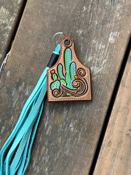 Tooled Keychain Tag