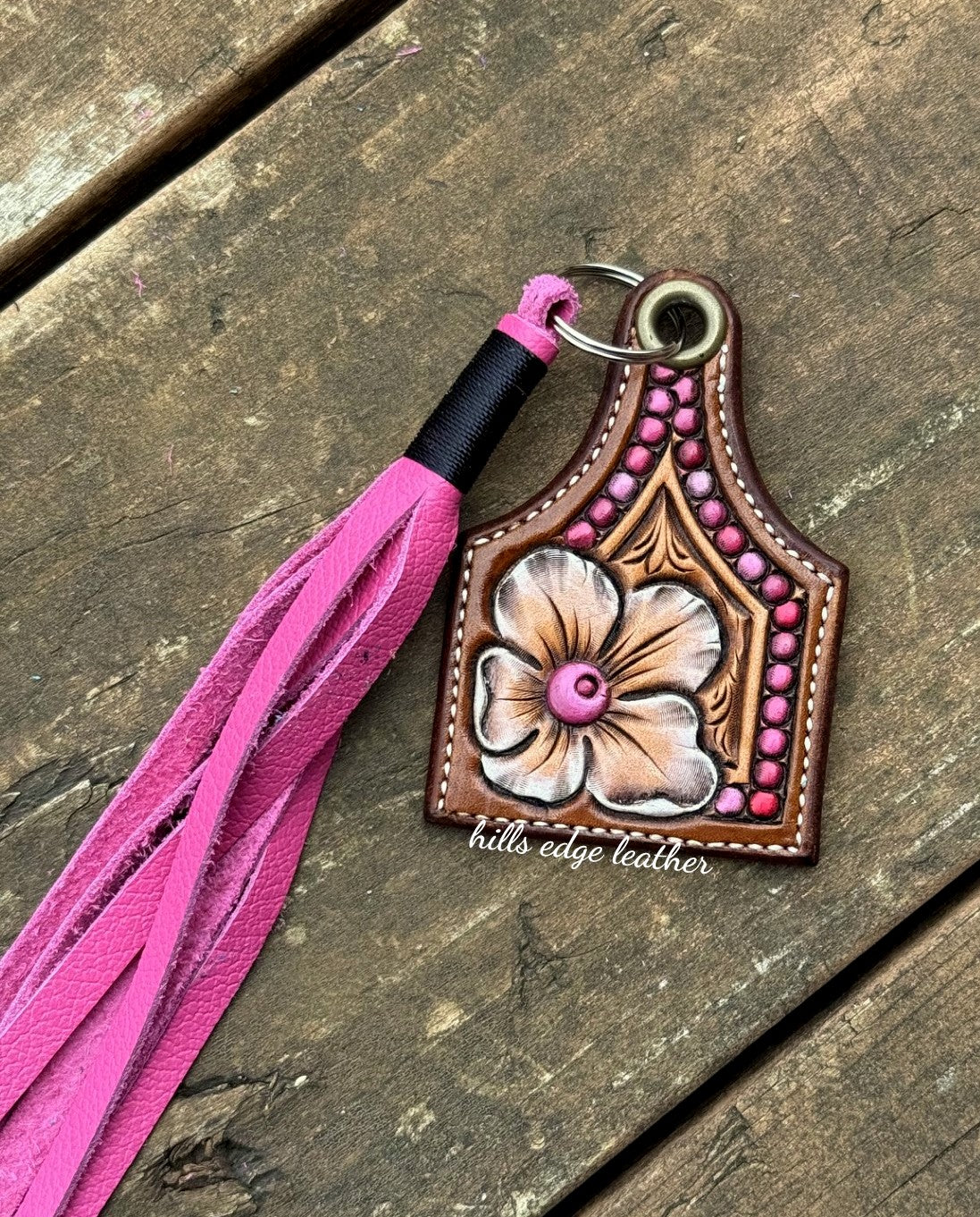 Tooled Keychain Tag