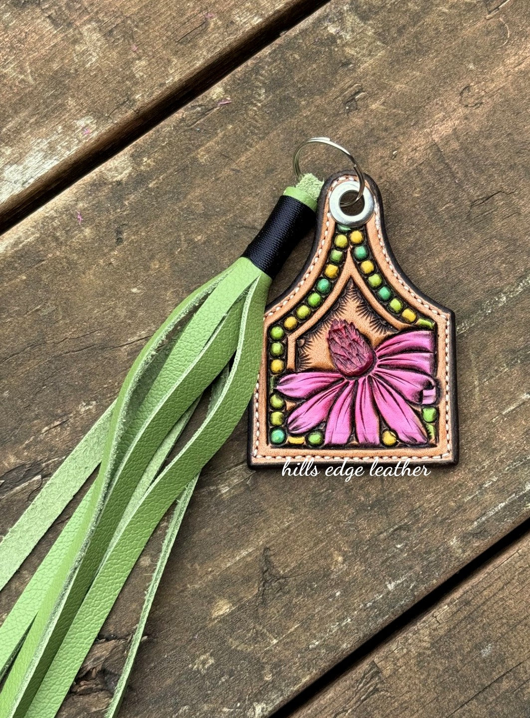 Tooled Keychain Tag