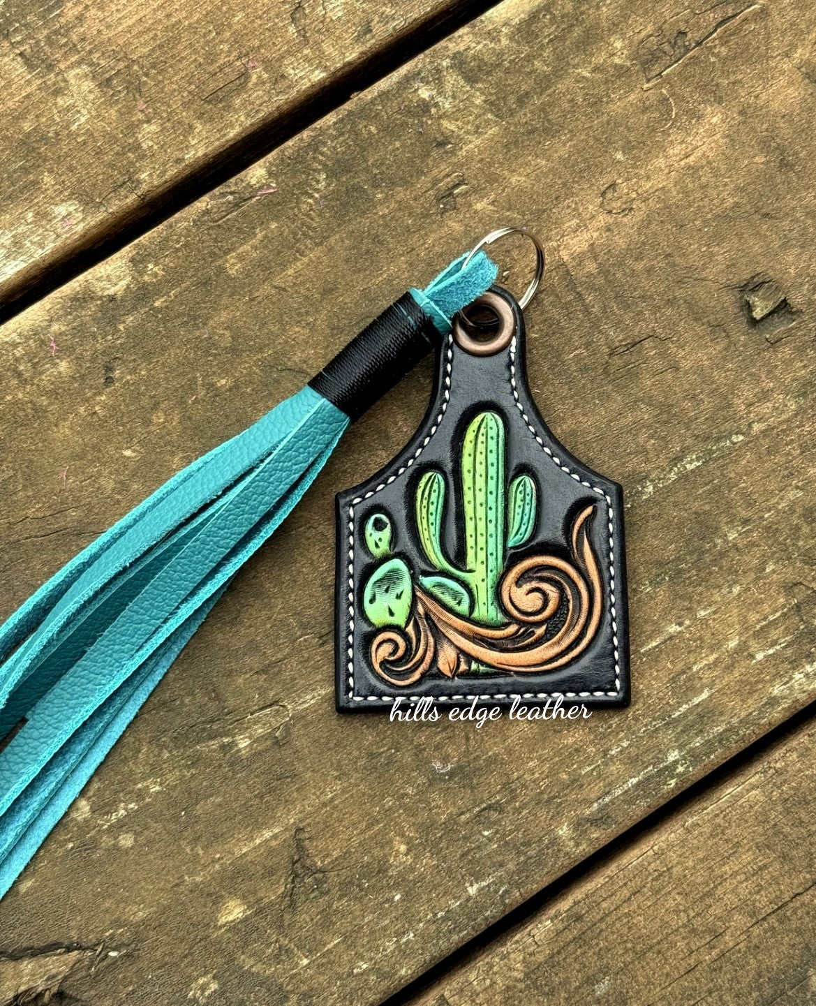 Tooled Keychain Tag