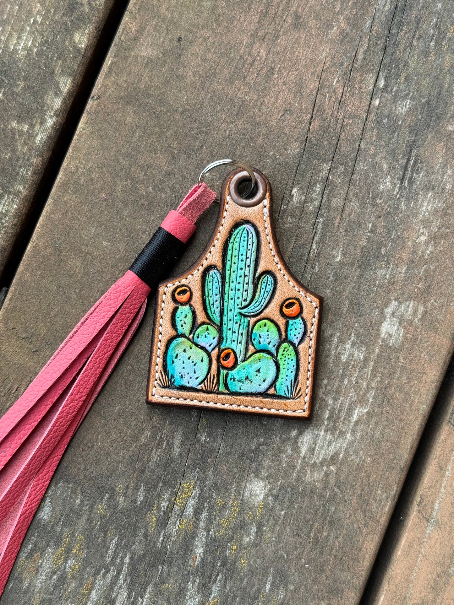 Tooled Keychain Tag