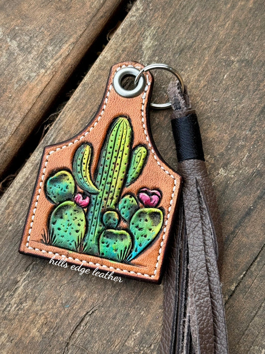 Tooled Keychain Tag