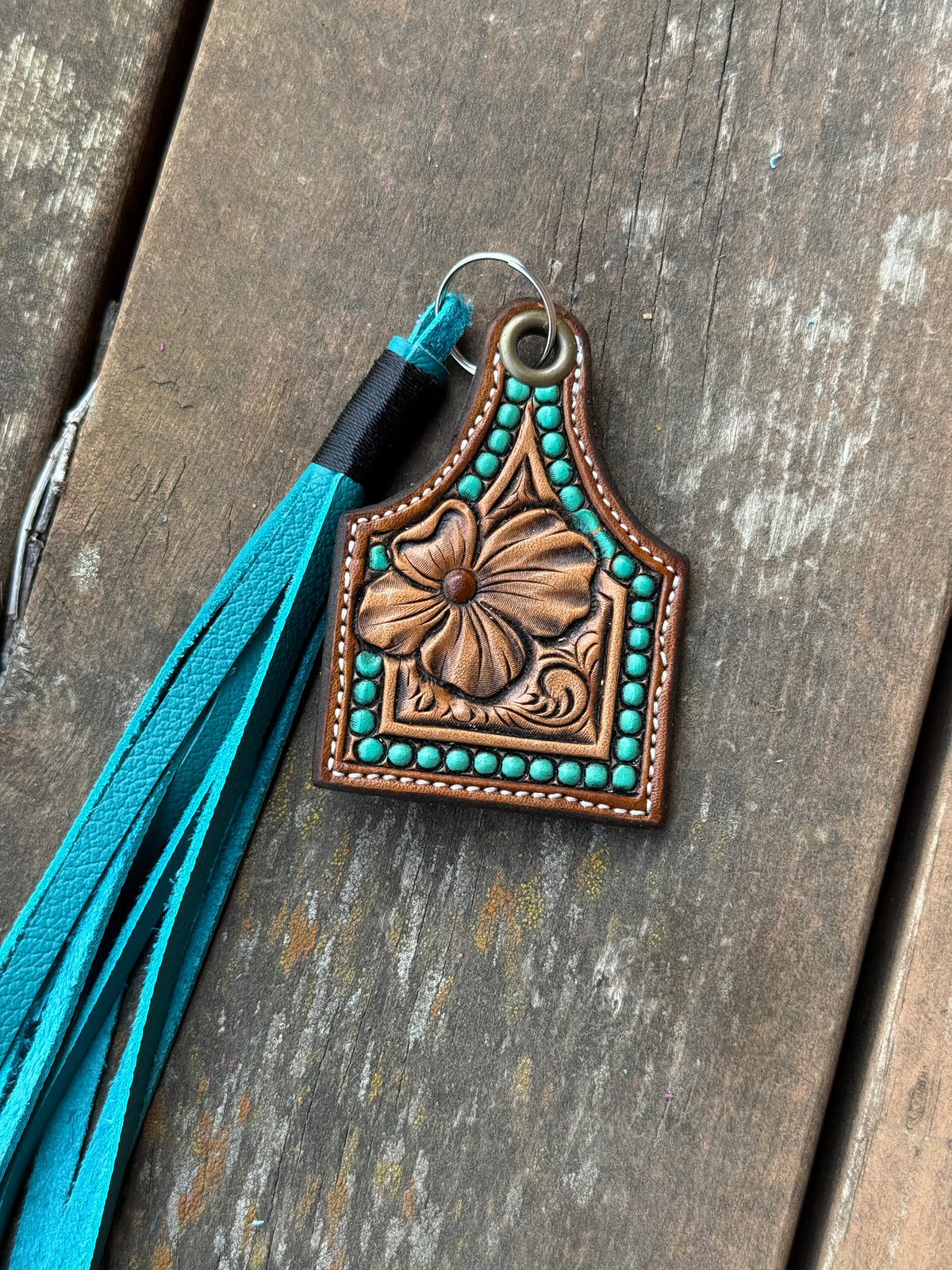 Tooled Keychain Tag