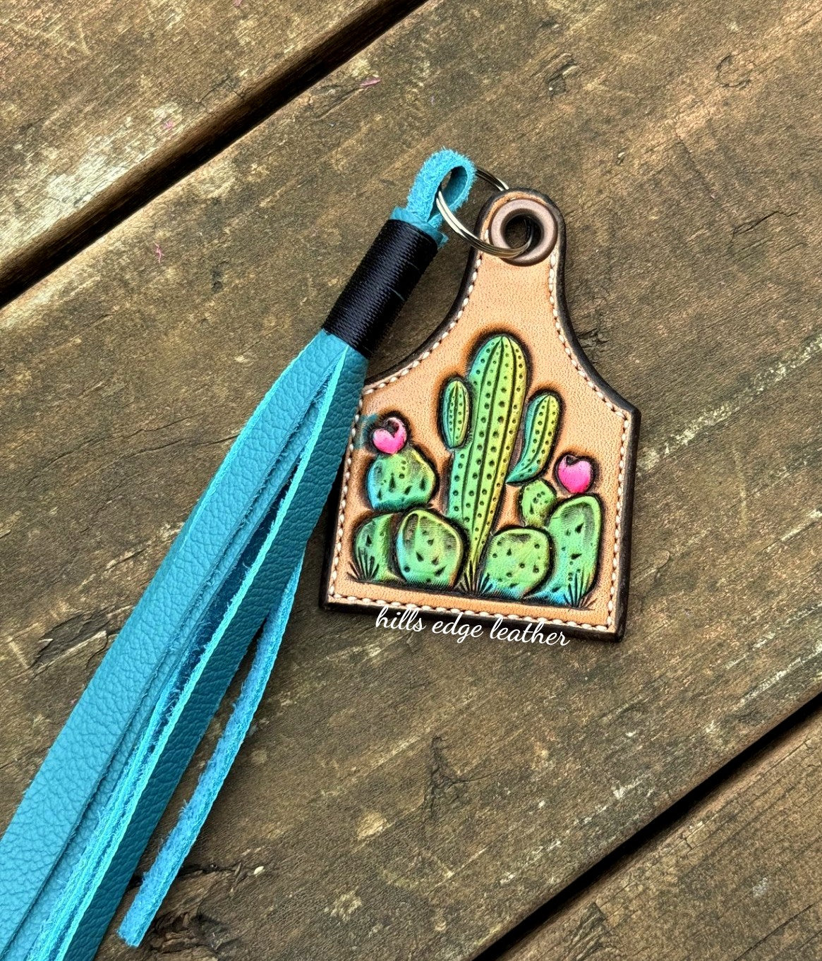 Tooled Keychain Tag