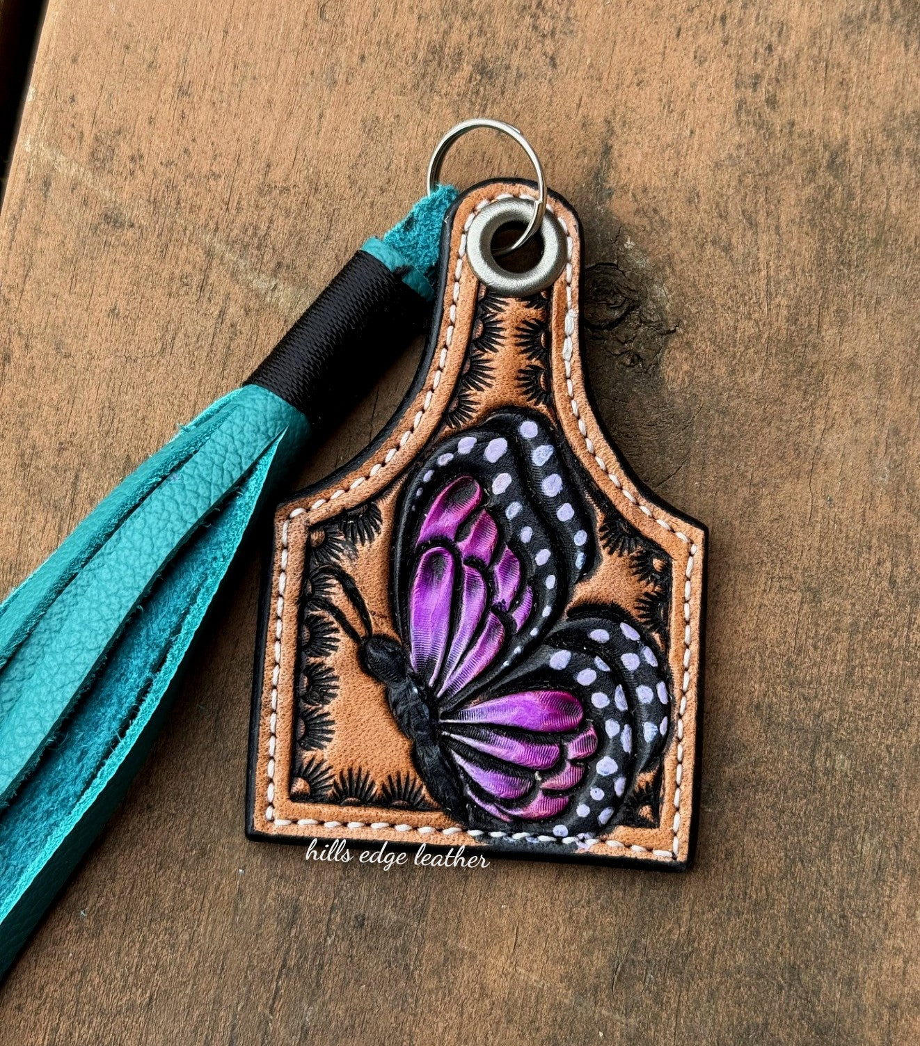 Tooled Keychain Tag