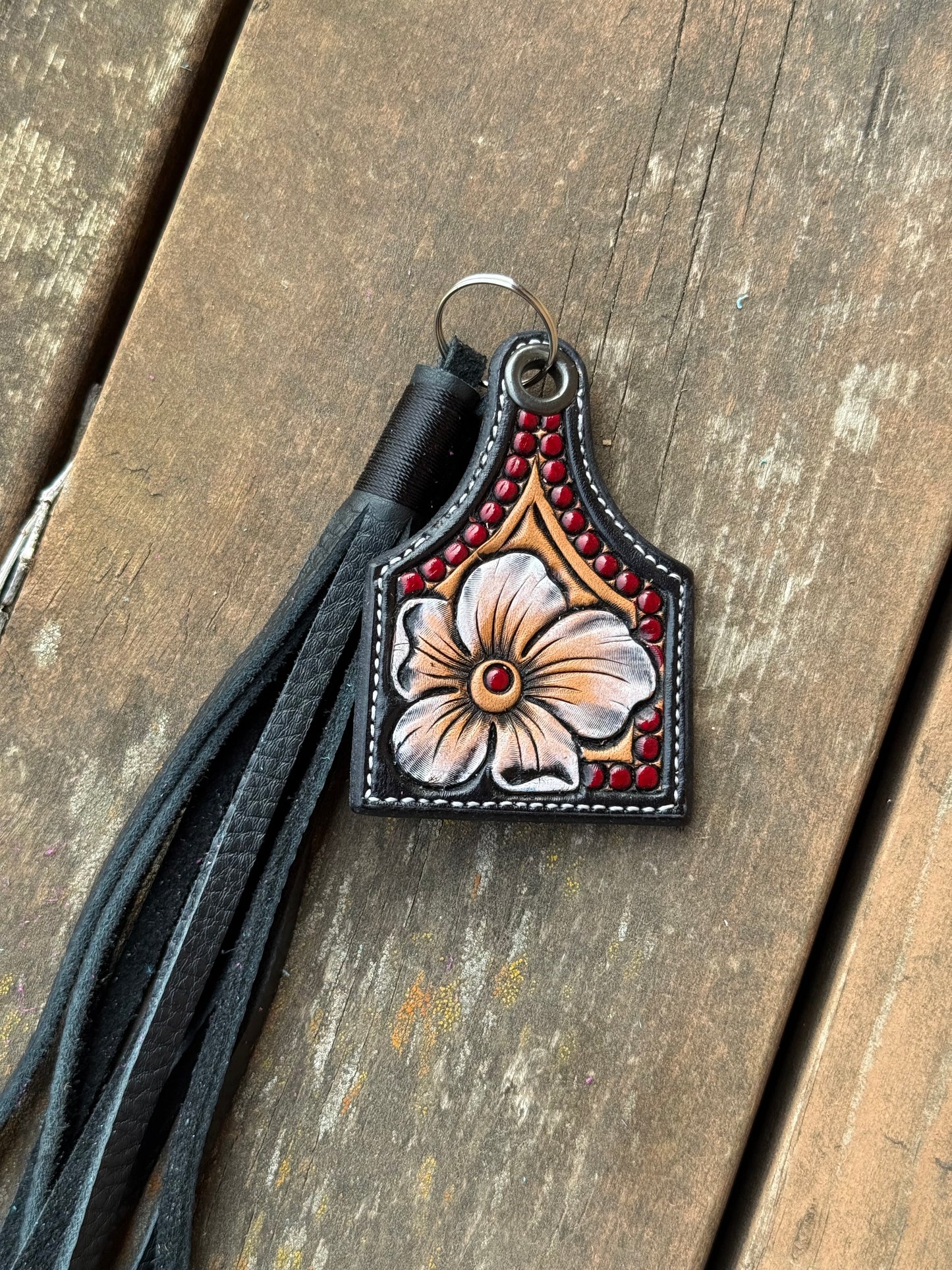 Tooled Keychain Tag