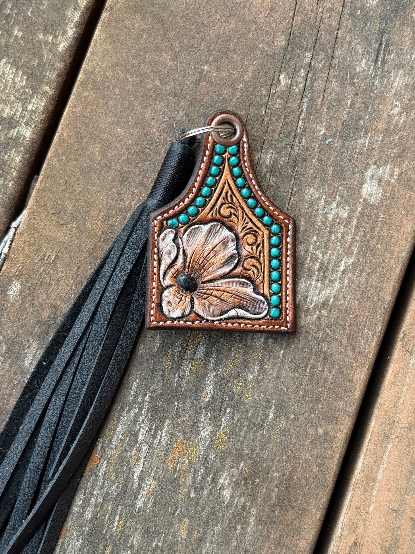 Tooled Keychain Tag