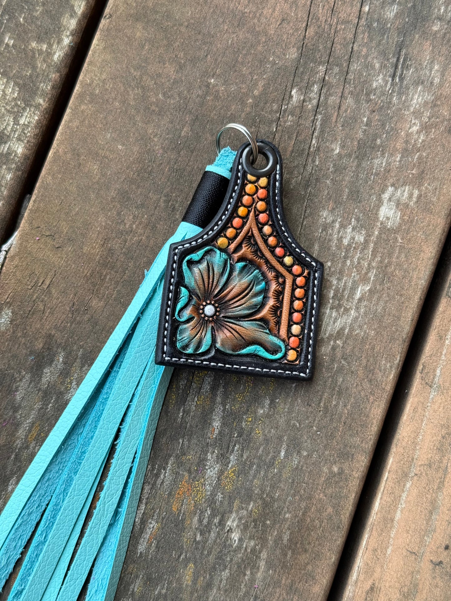 Tooled Keychain Tag
