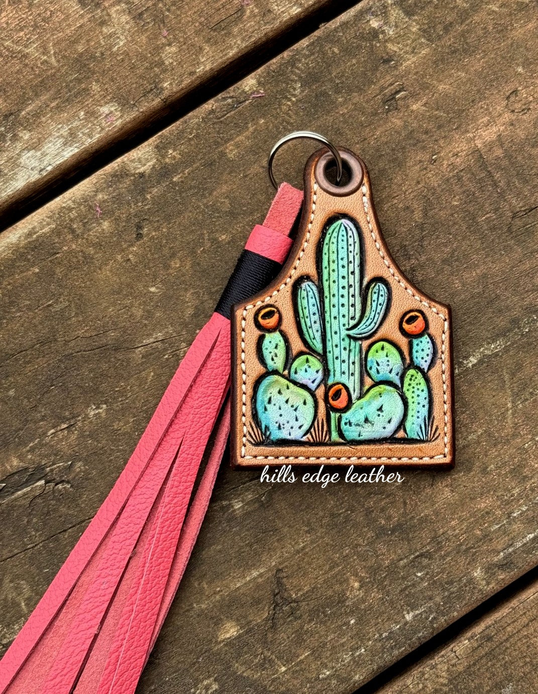 Tooled Keychain Tag