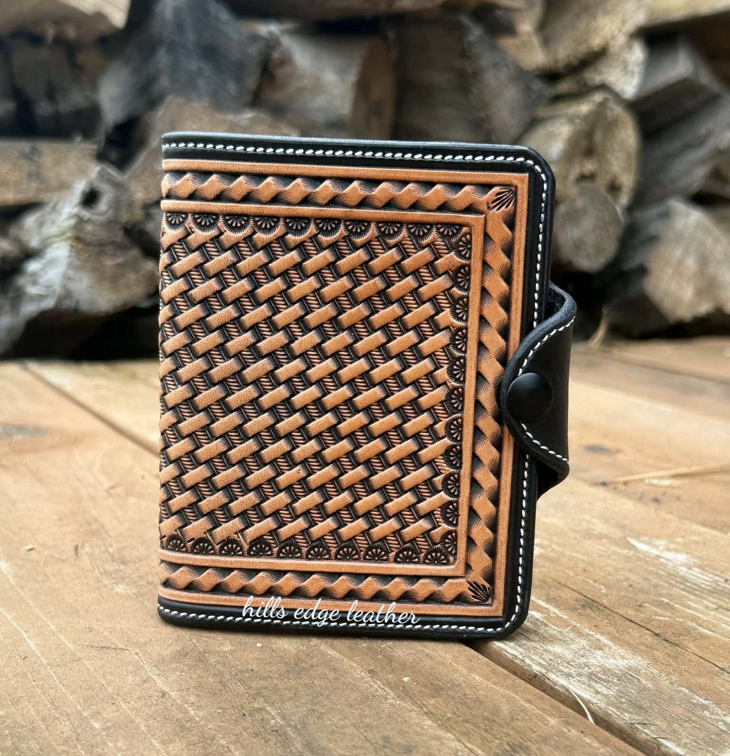 Card Holder/Steno Pad Cover-Calving Book