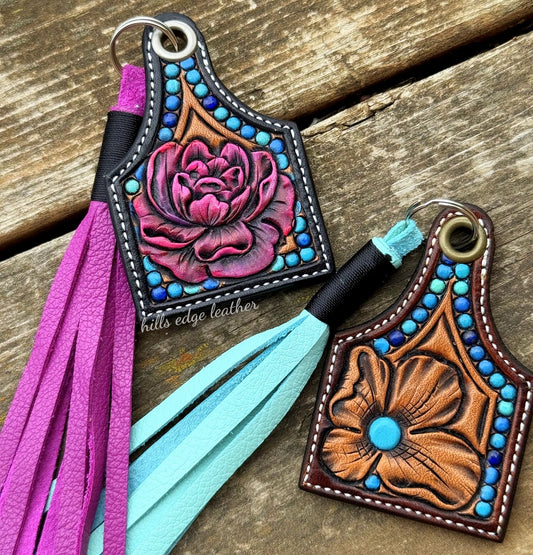 Tooled Keychain Tag
