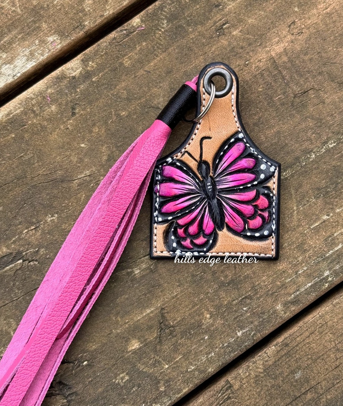 Tooled Keychain Tag