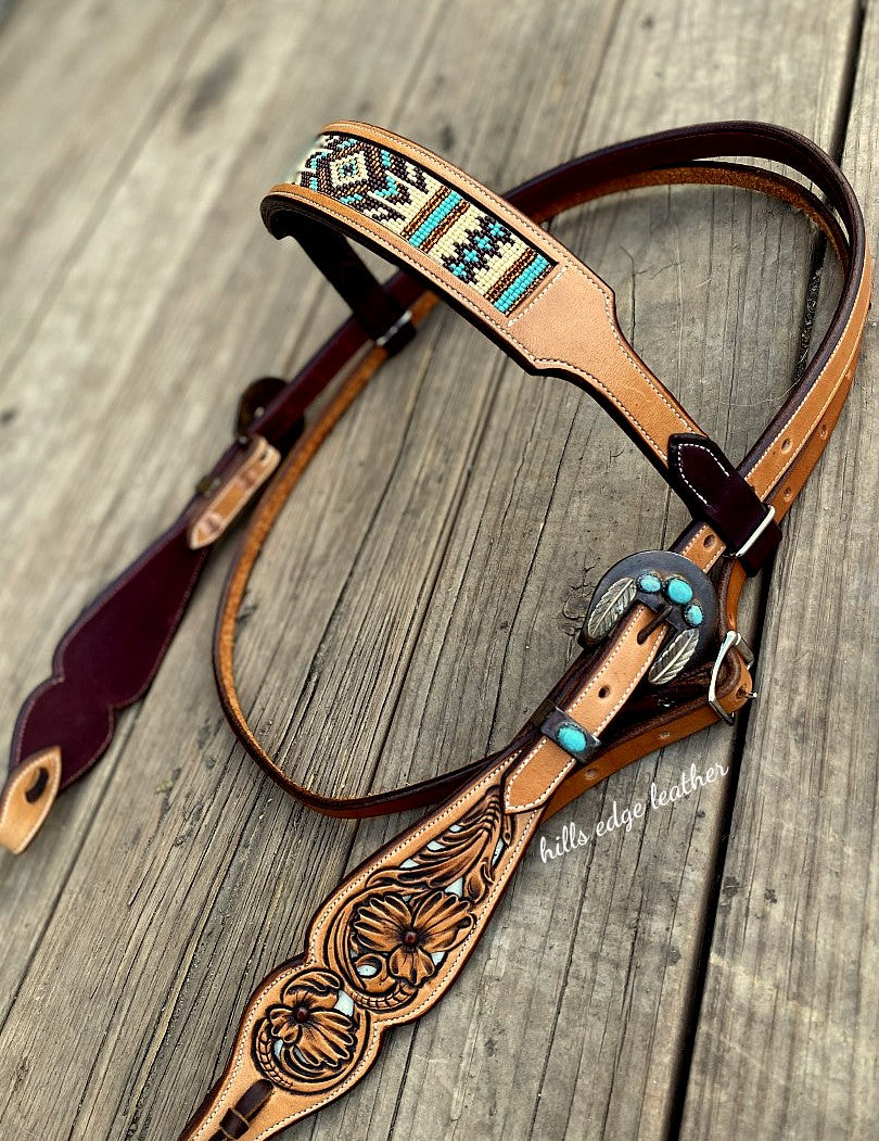 Browband Beaded Headstall
