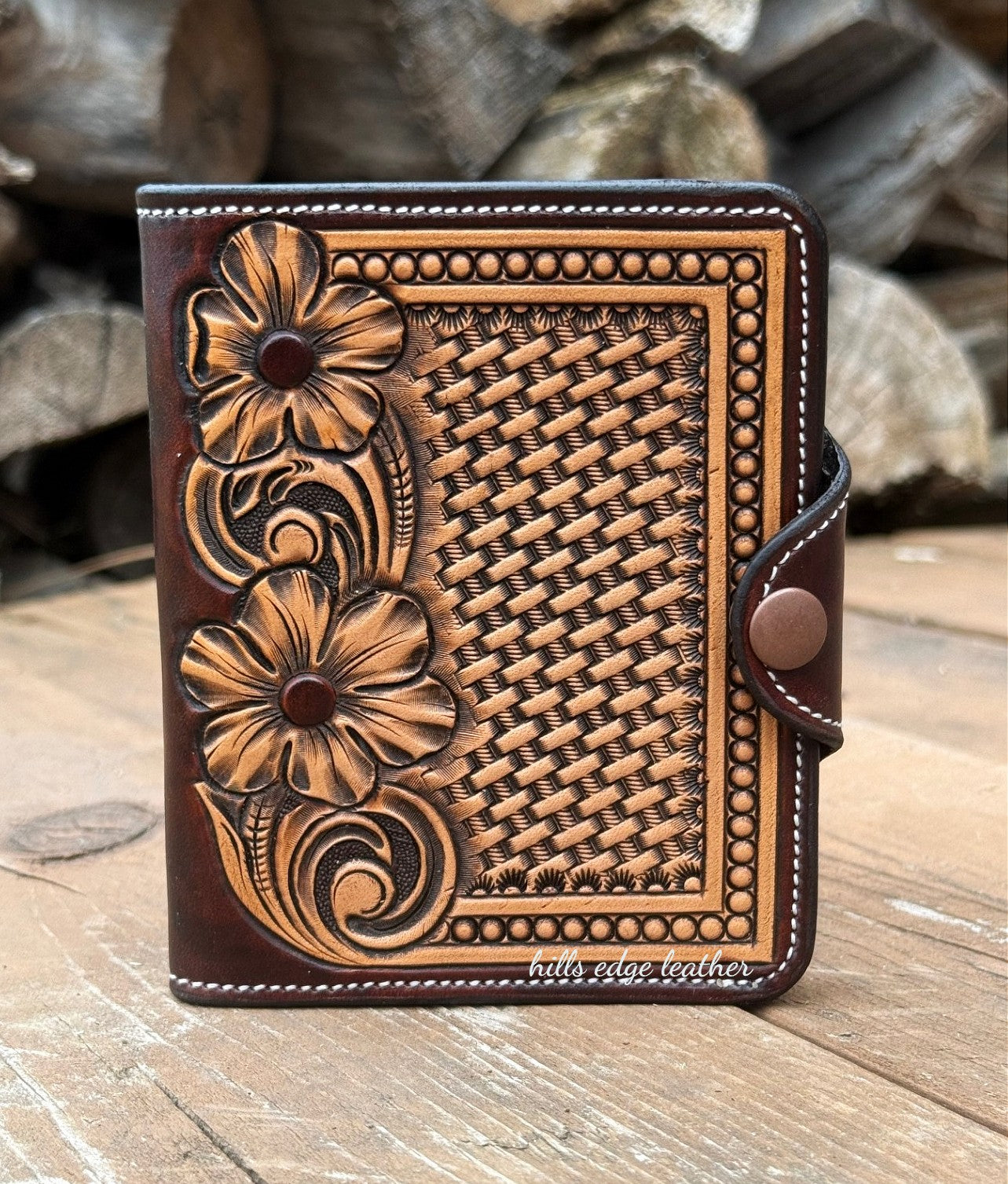 Card Holder/Steno Pad Cover-Calving Book