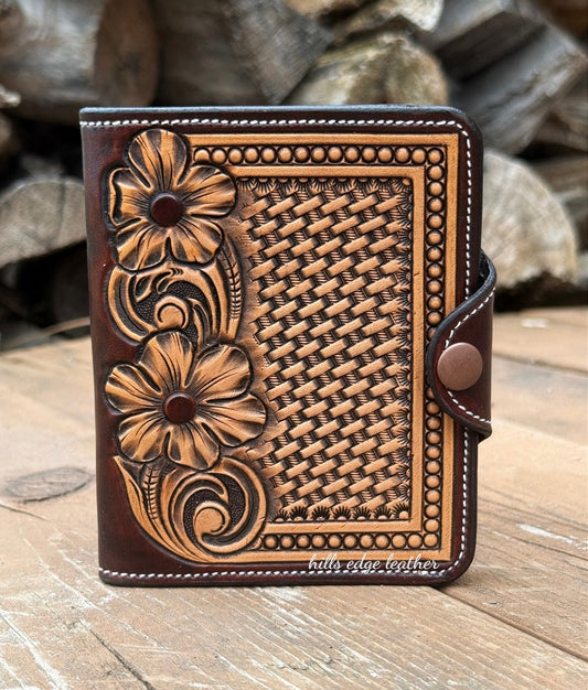 Card Holder/Steno Pad Cover-Calving Book