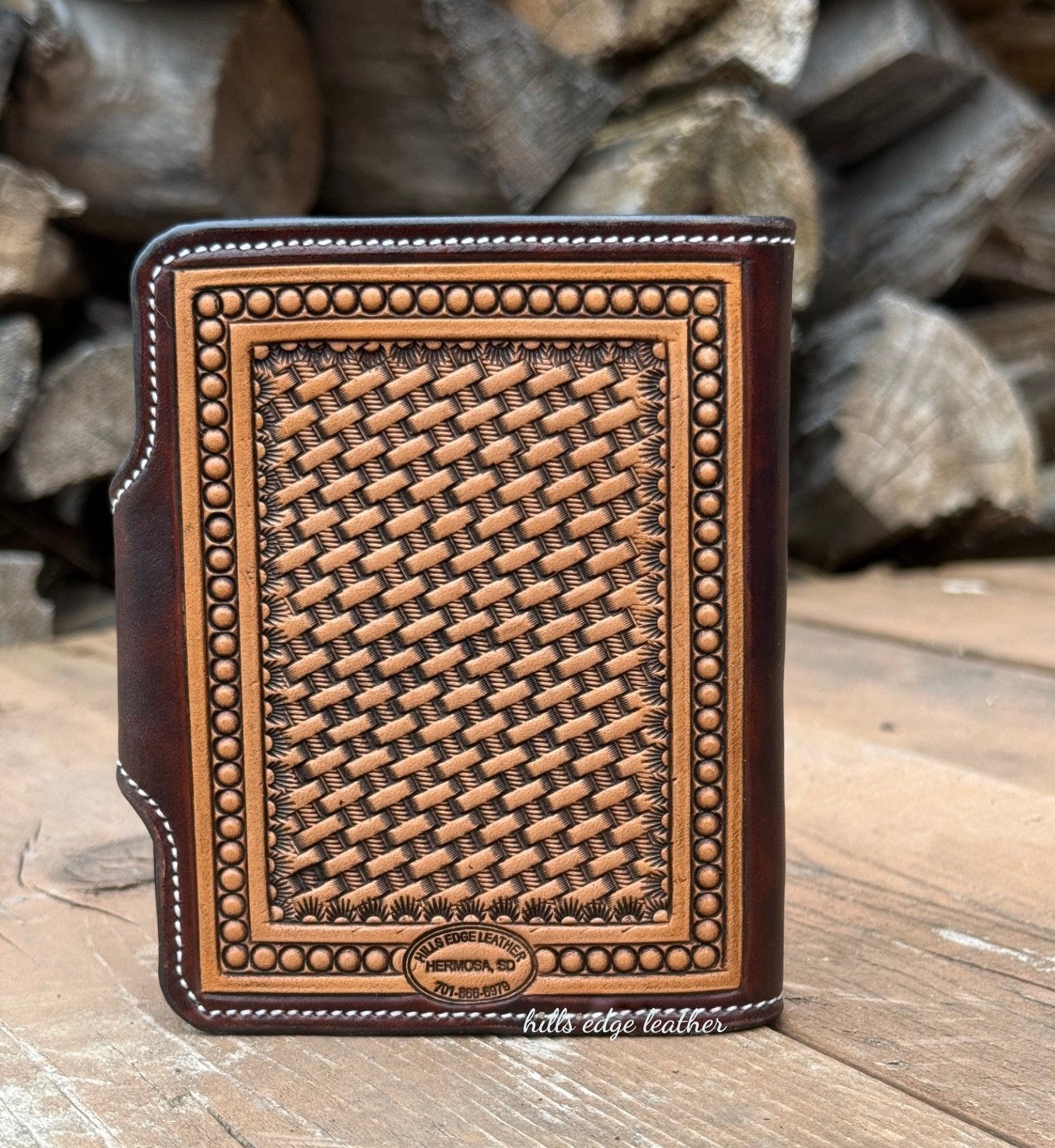 Card Holder/Steno Pad Cover-Calving Book