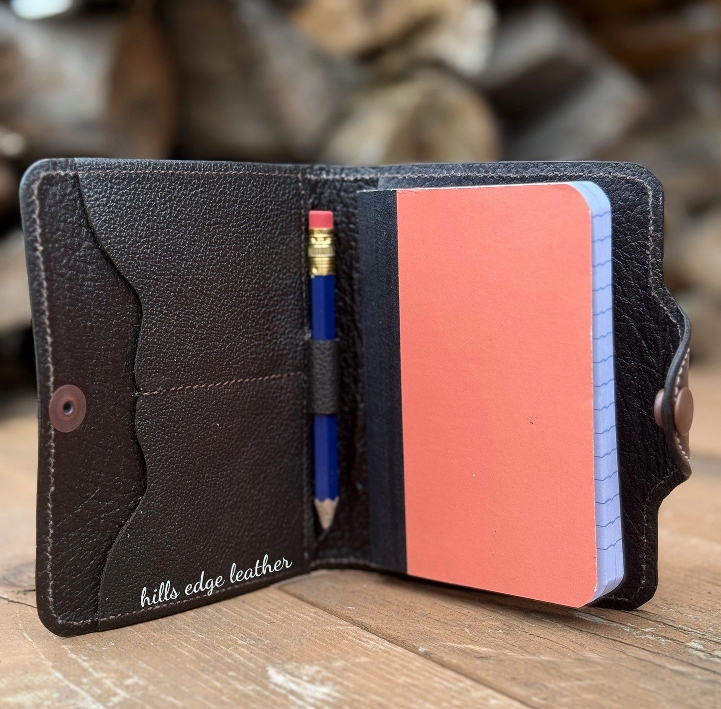Card Holder/Steno Pad Cover-Calving Book