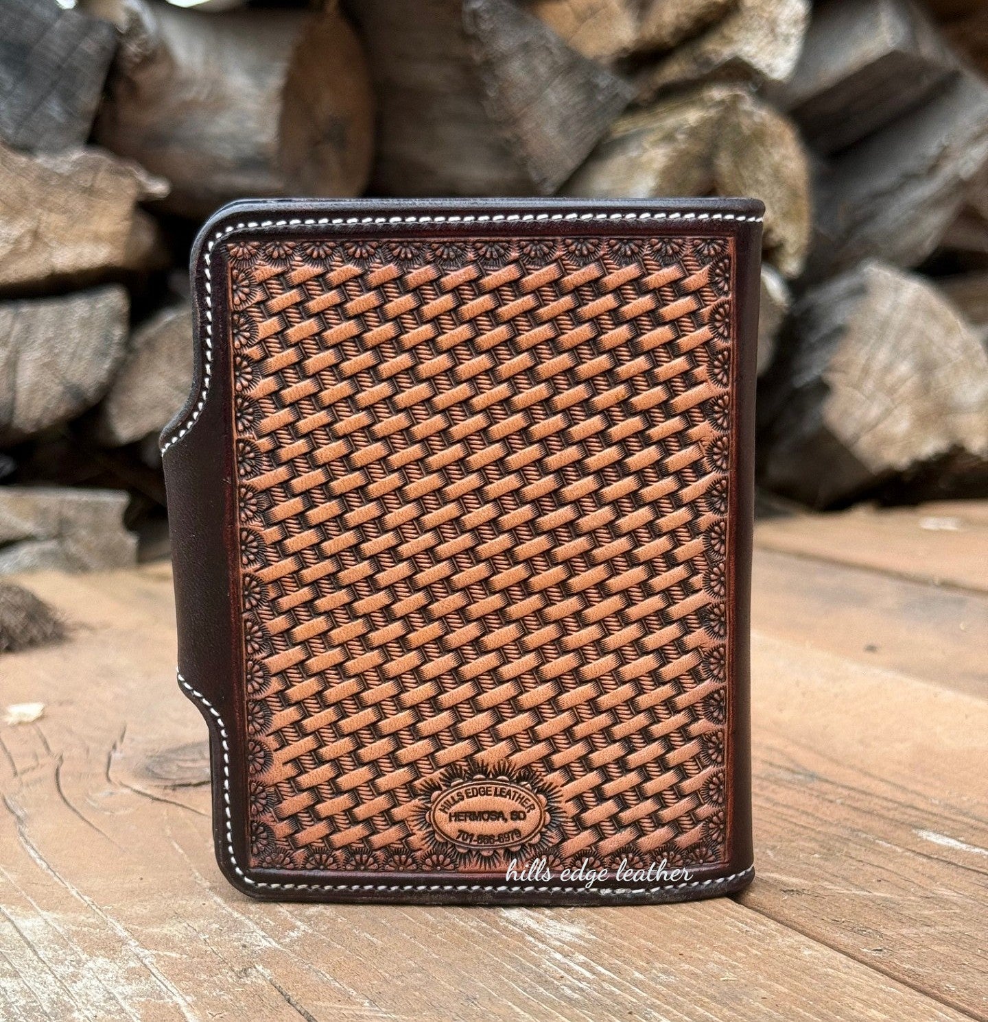 Card Holder/Steno Pad Cover-Calving Book