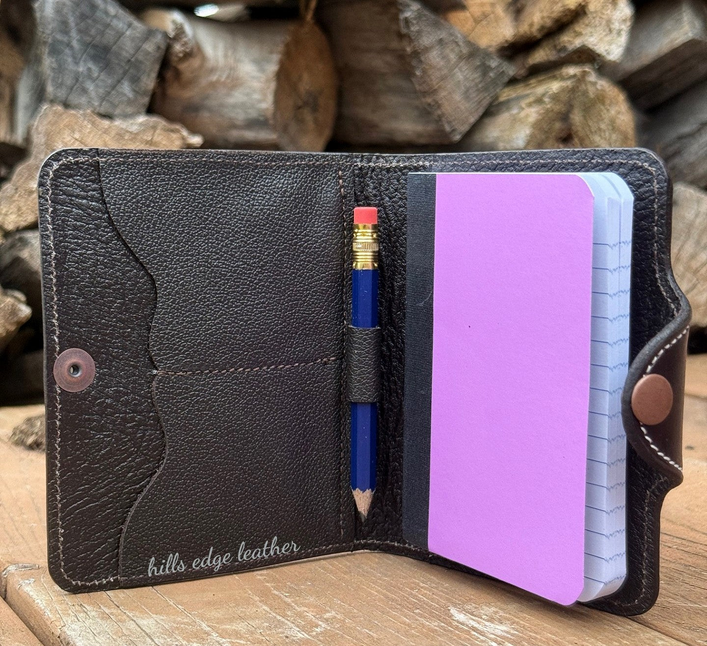 Card Holder/Steno Pad Cover-Calving Book