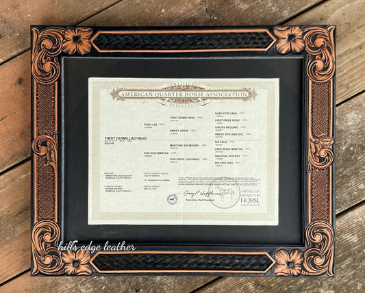 Horse Hair Picture Frame