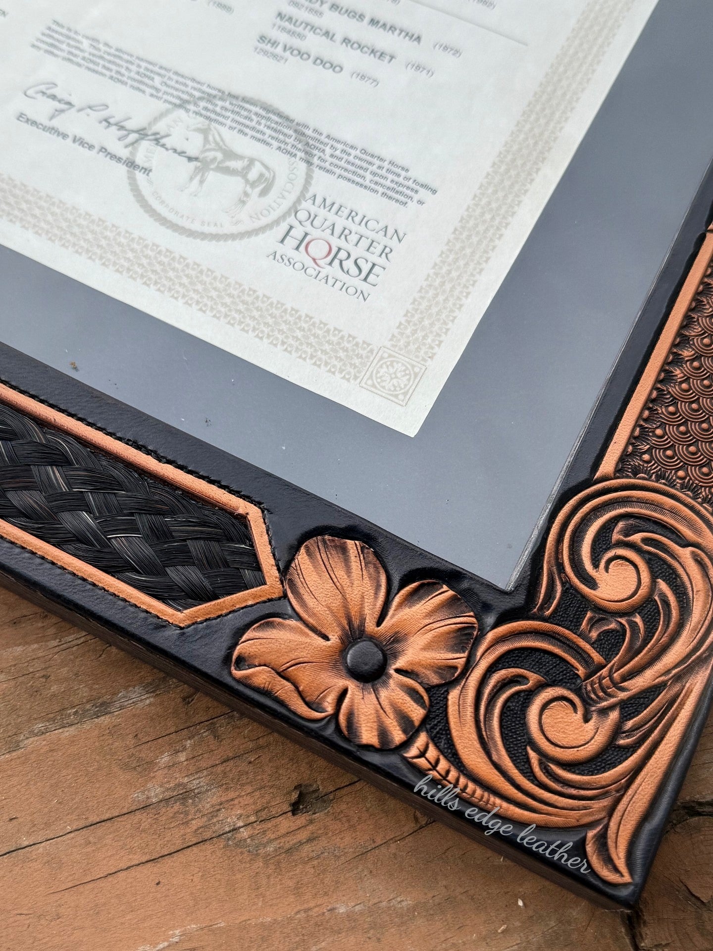Horse Hair Picture Frame