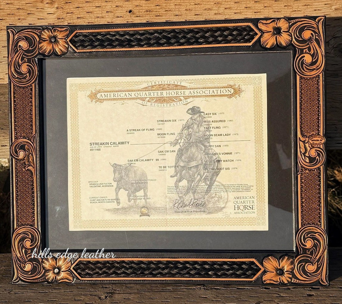 Horse Hair Picture Frame