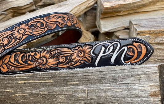 Floral Carved Belt