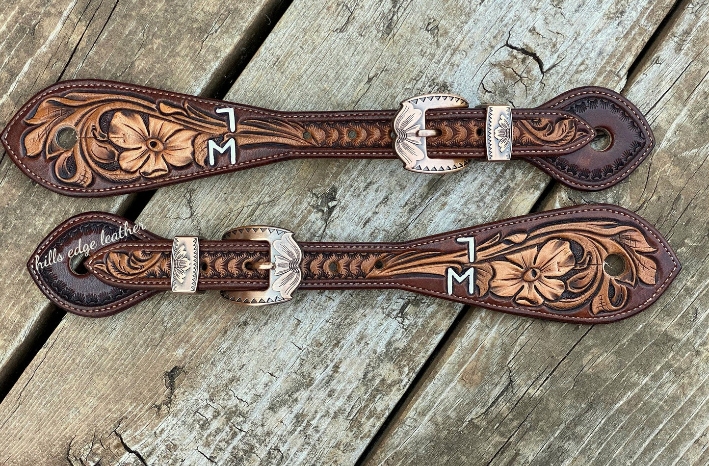 Floral Spur Straps