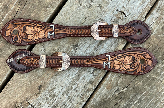 Floral Spur Straps