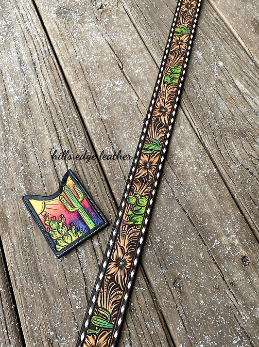 Floral Carved Belt