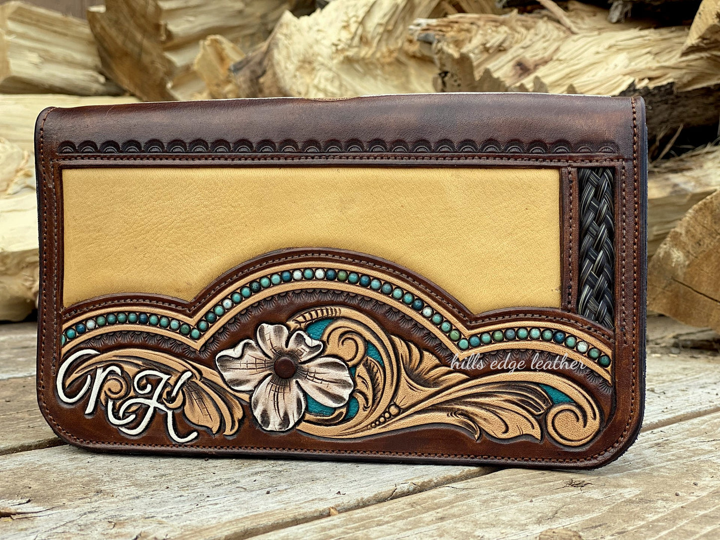 Clutch with Horse Hair