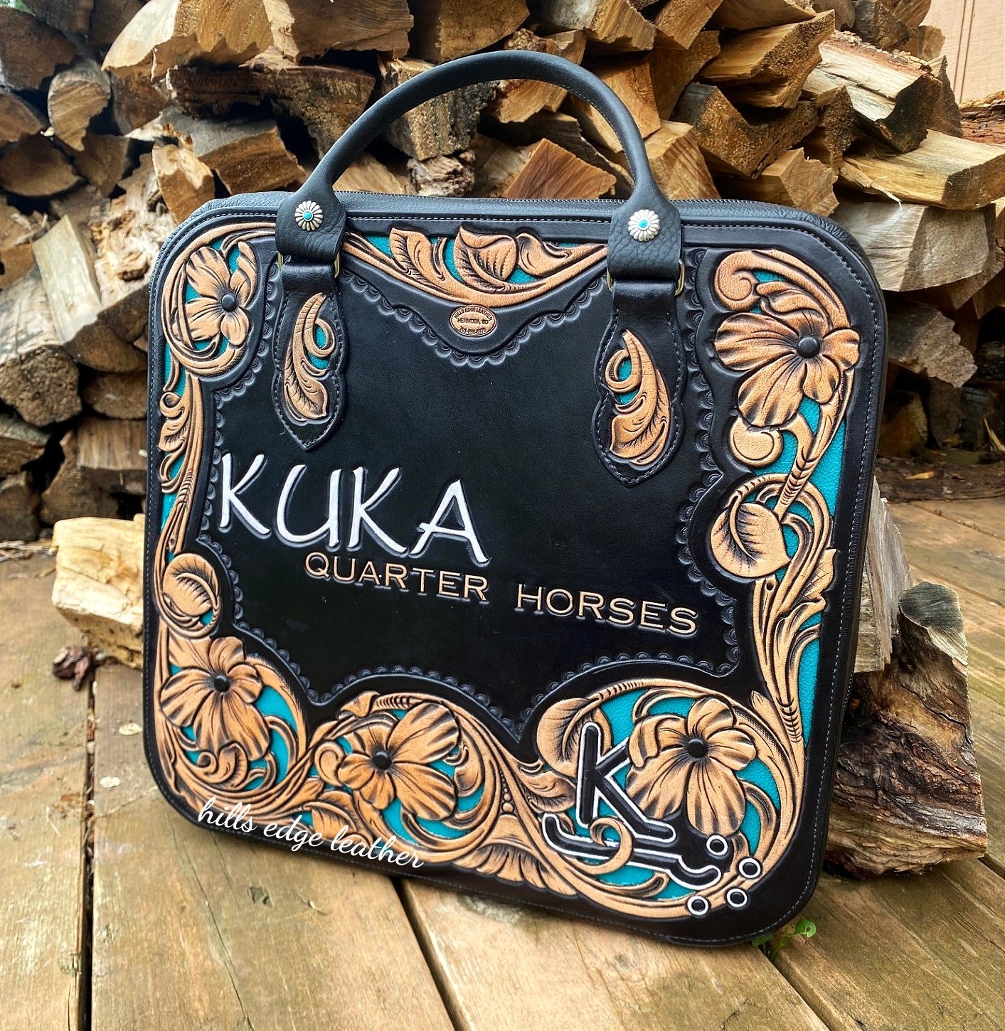 Zippered Horse Paper Binder