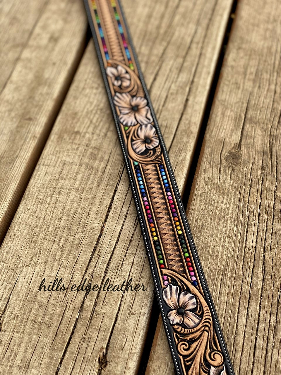 Floral Carved Belt