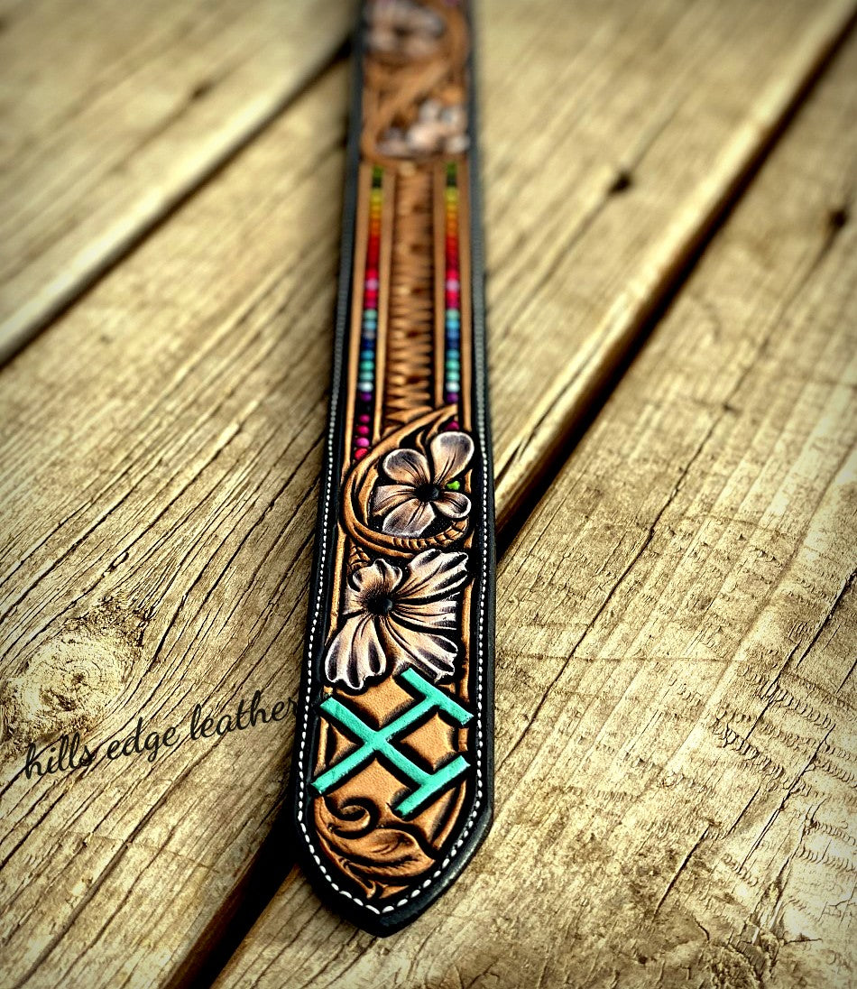 Floral Carved Belt