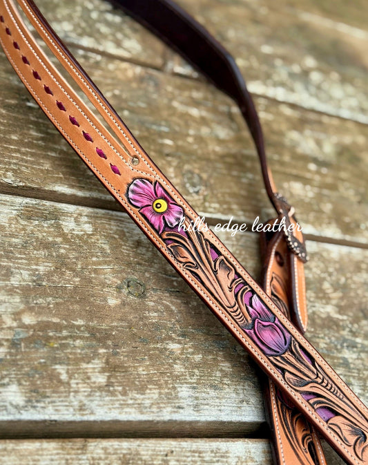 Split Ear Floral Headstall