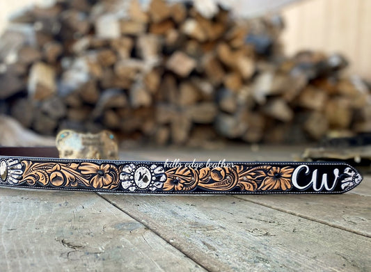 Floral Carved Belt
