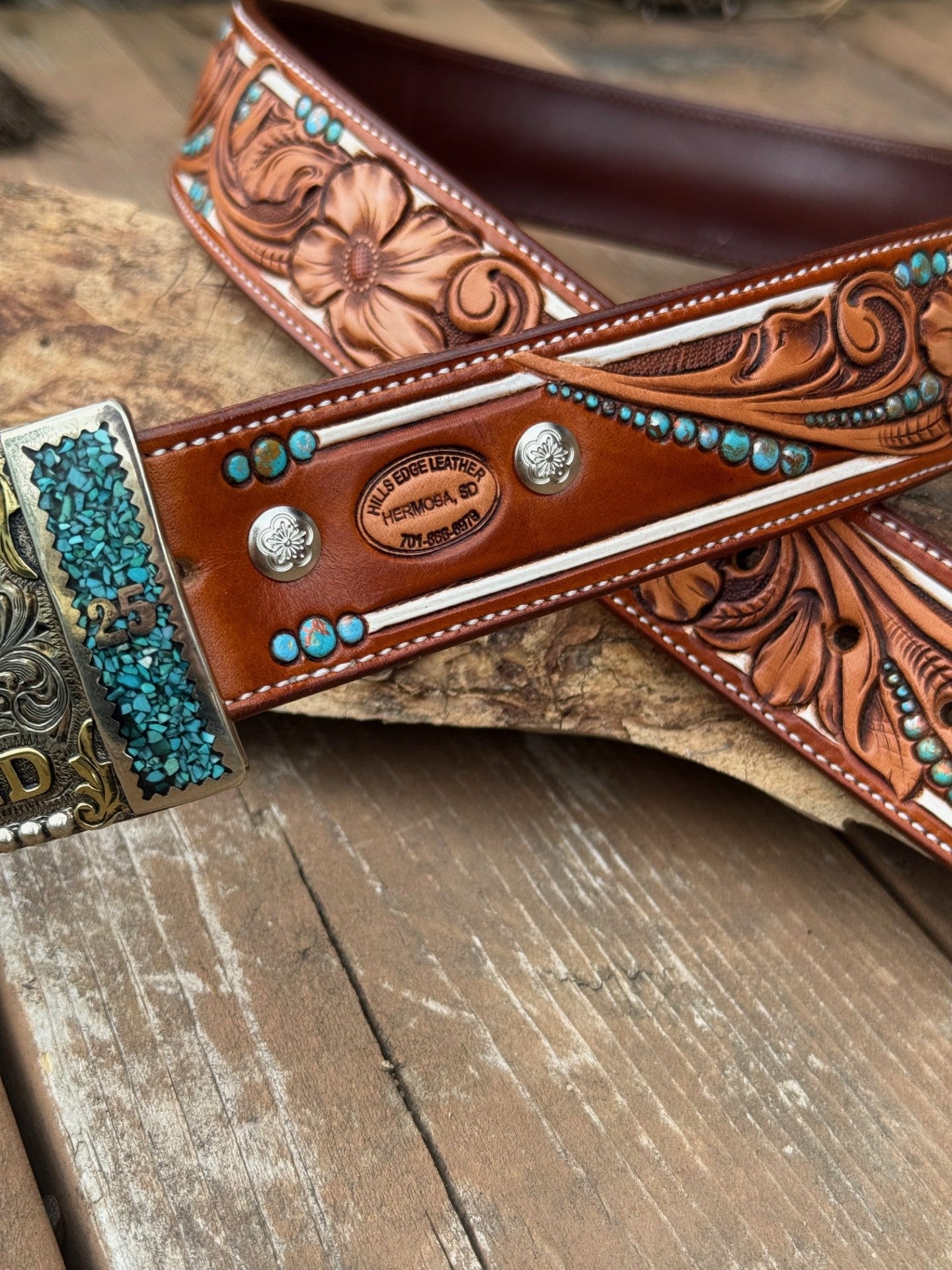 Vintage Vibes Floral Belt