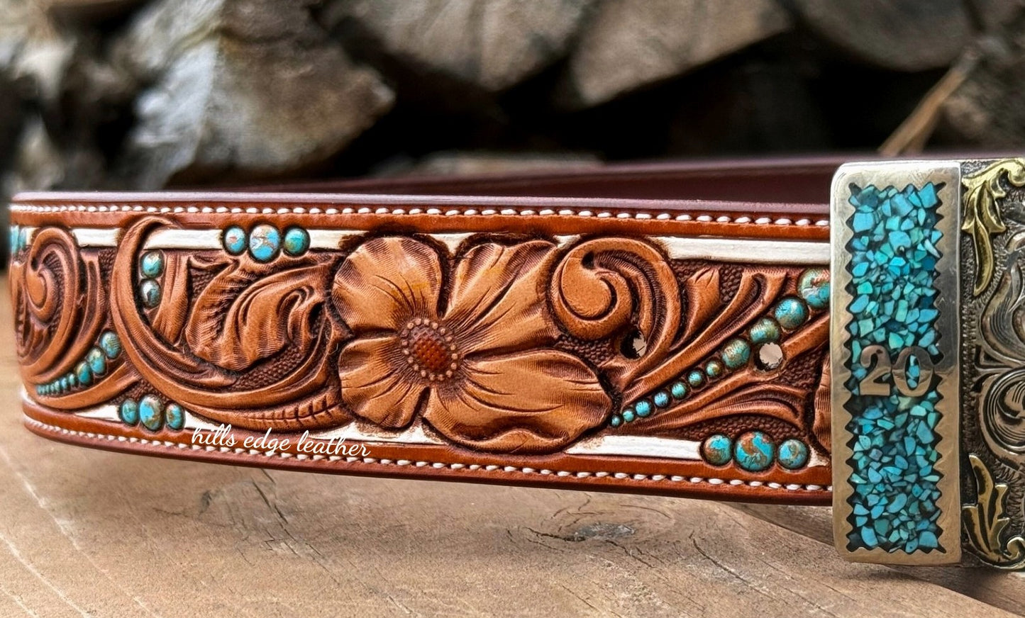 Vintage Vibes Floral Belt
