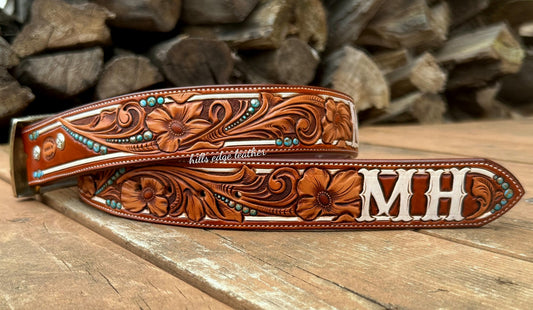 Vintage Vibes Floral Belt